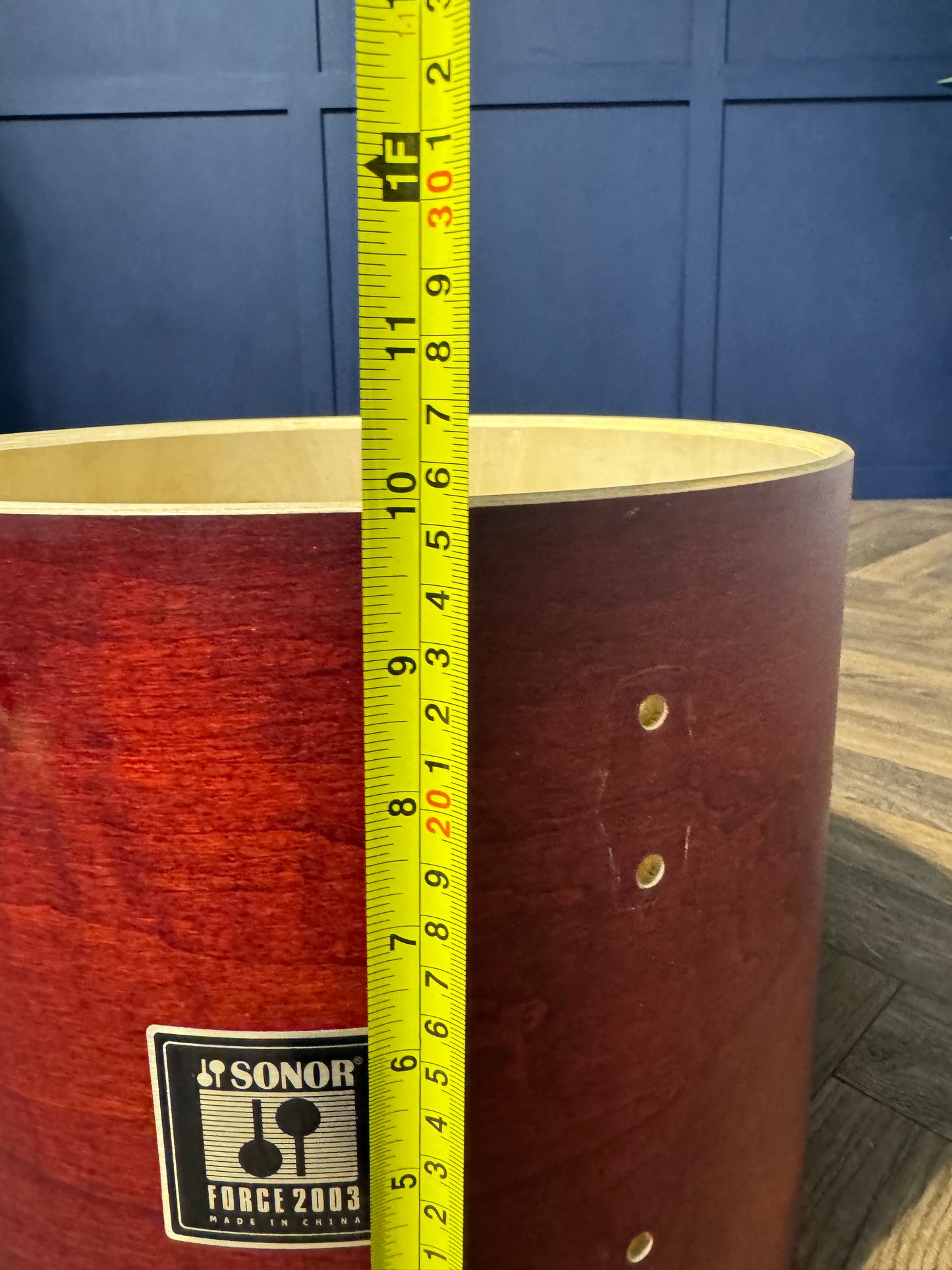 Sonor Force 2003 Tom Drum Shell 12”x10” Bare Wood Project #KZ48