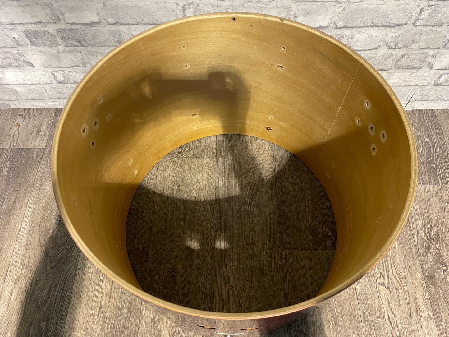 Pearl Export Bass Drum Shell 22”x16” Bare Wood Project / Upcycle #JK12