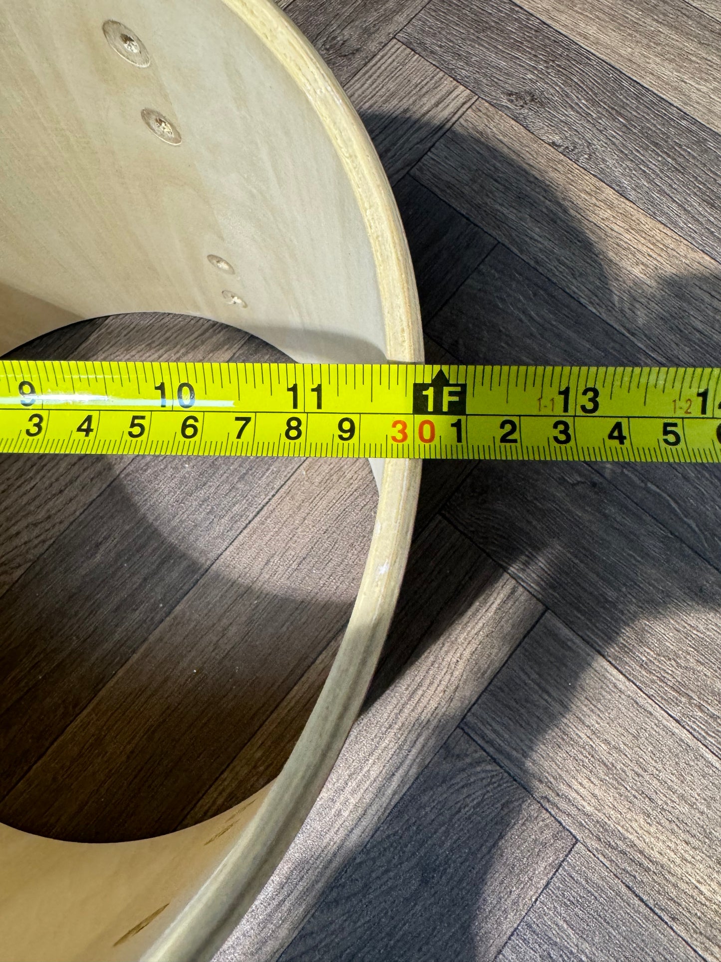 Sonor Force 2003 Tom Drum Shell 12”x10” Bare Wood Project #KZ48