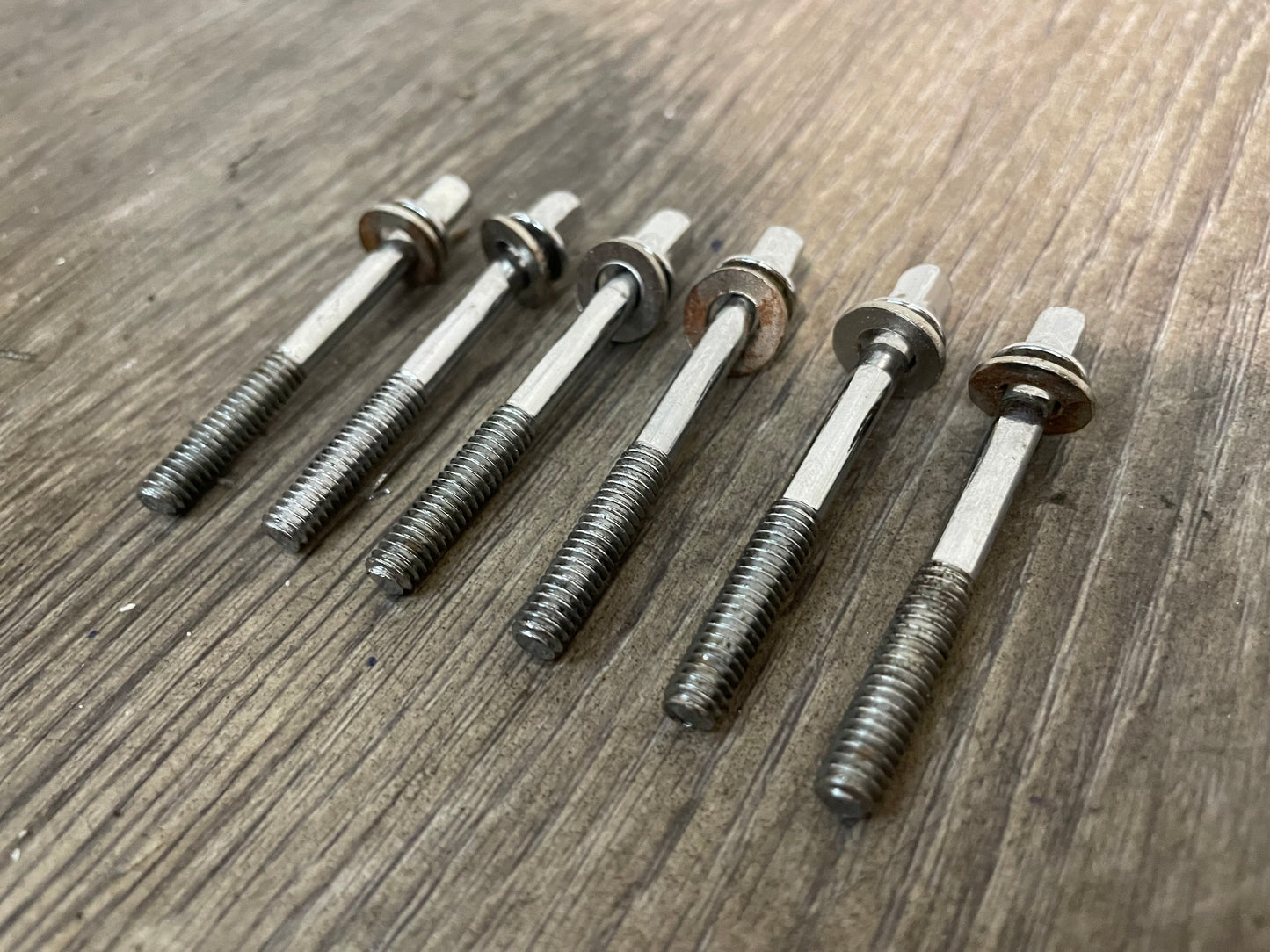 Gretsch Drum Tension Rods 57mm Screws Tom Hardware Accessory Spares x6 #IR6