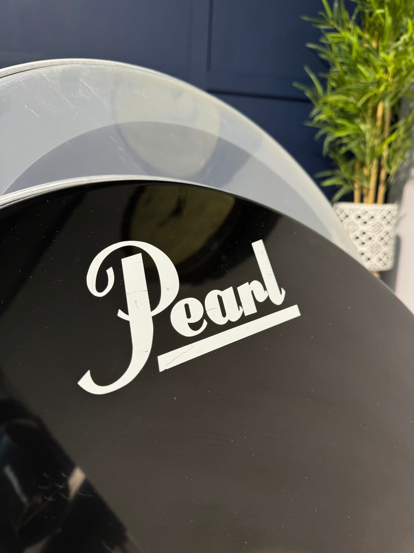 Pearl Pro Tone Bass 22" Drum Heads (Pair) / Black & Clear #NV67