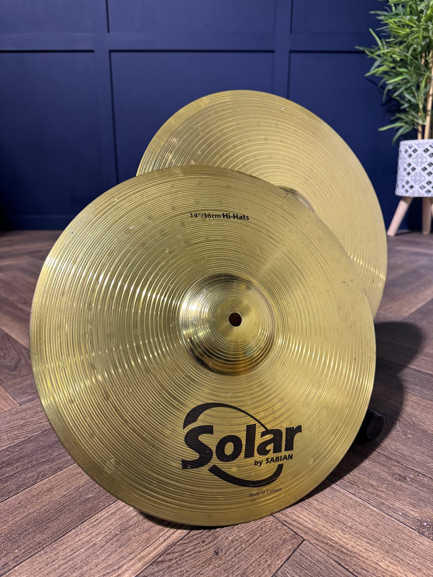 Solar by Sabian Hi Hats 14”/36cm Hi Hat Cymbals (Pair) #NA6