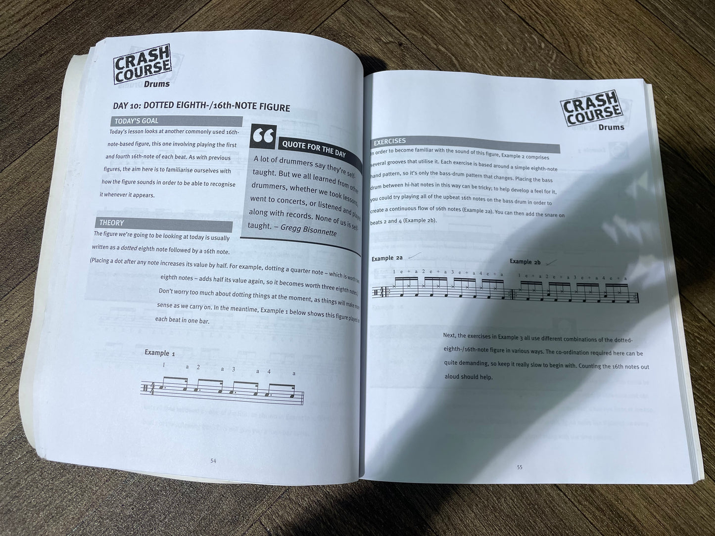 Crash Course Drum Book/ Music Notation #JR