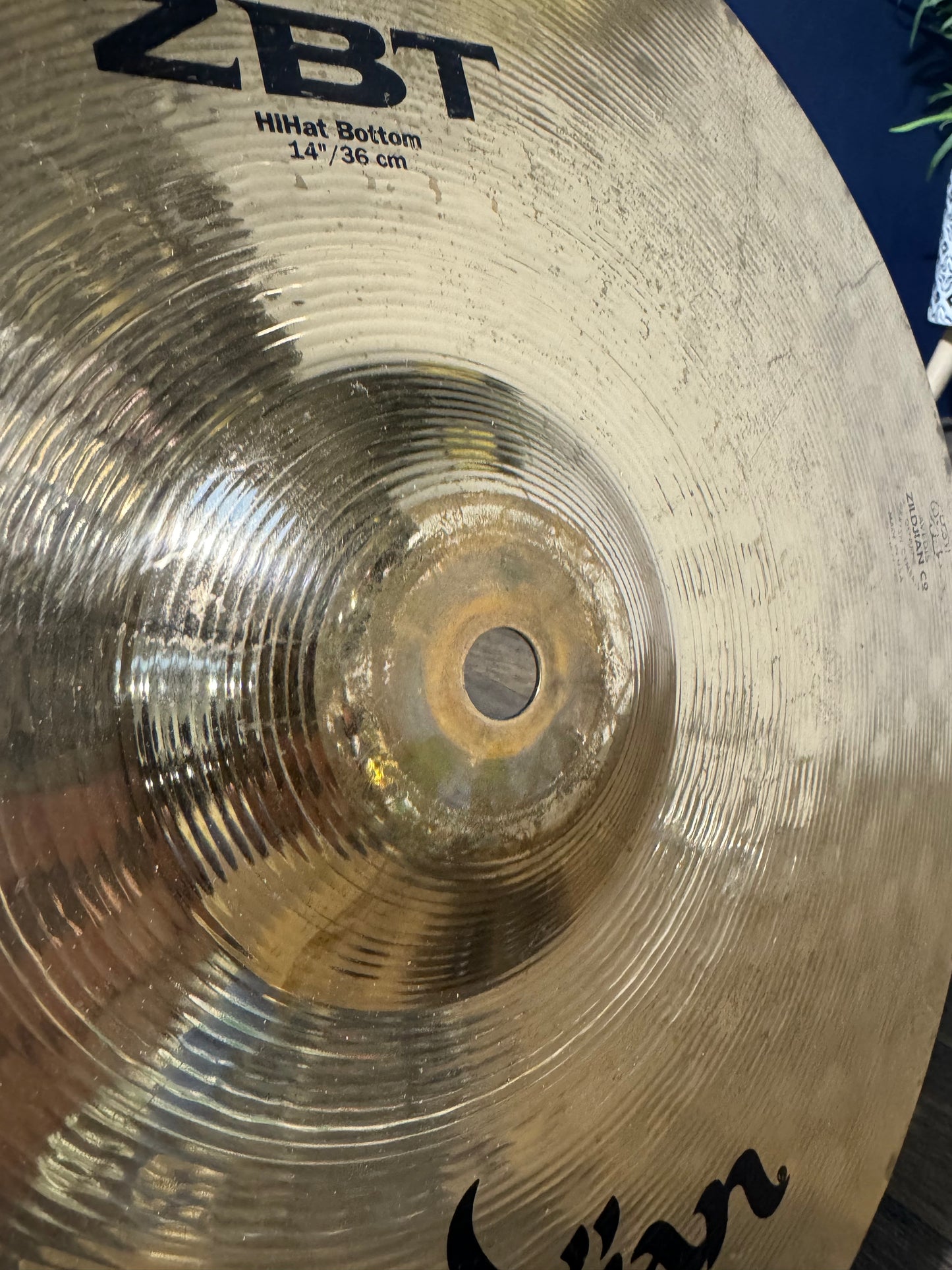 Zildjian ZBT 14” Hi Hat Bottom Cymbal #NB11