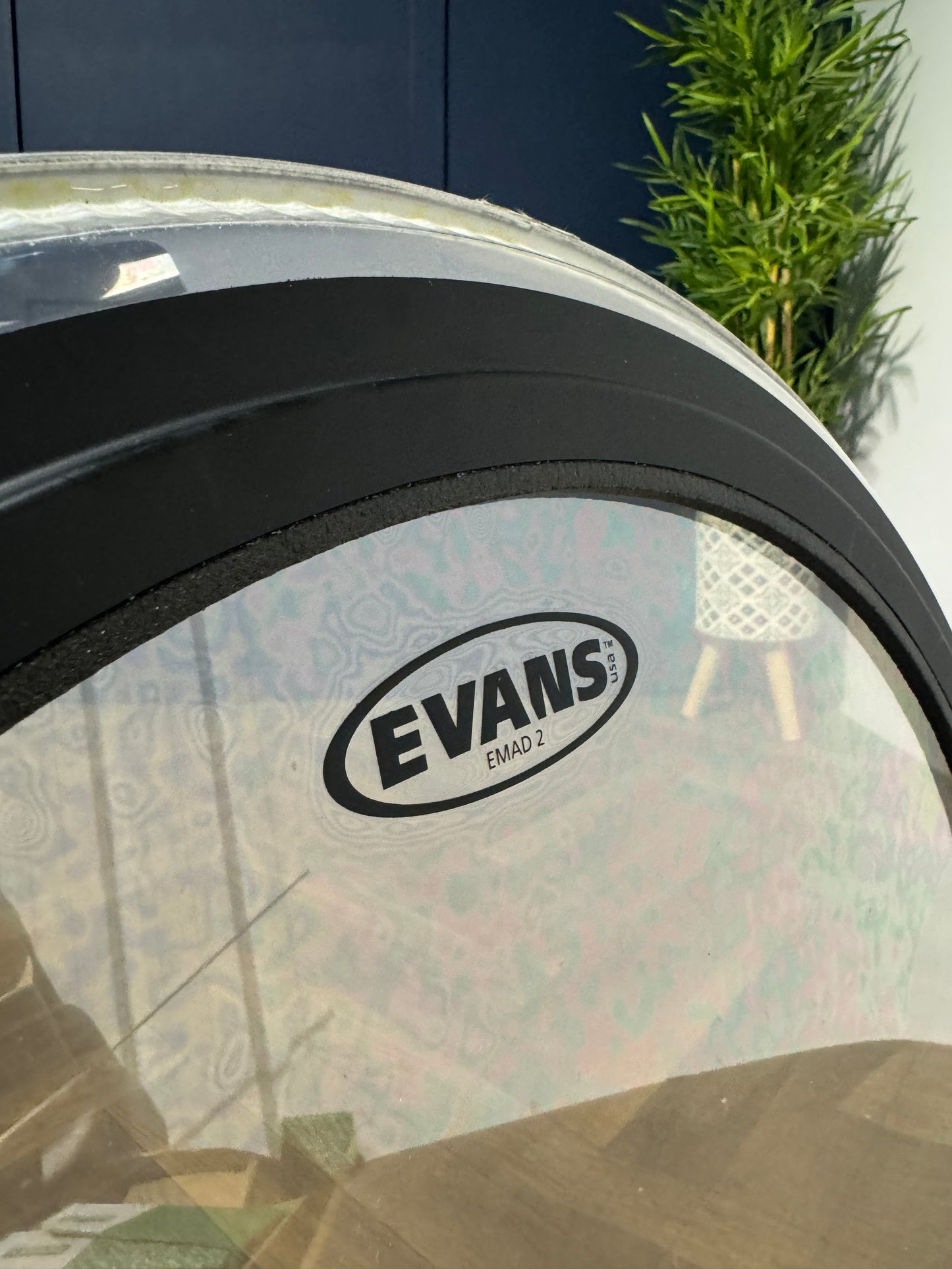 EVANS EMAD 2 Bass Drum 22" Batter Drum Head / Clear #NX32