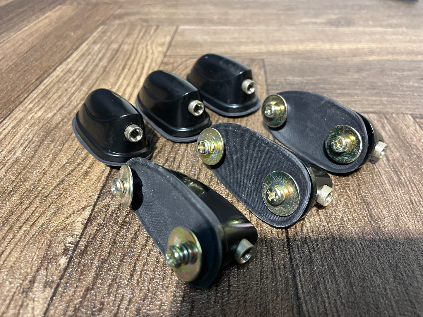 Black Tom Drum Spares Lugs 40mm Hardware Set Of 6 #JS89