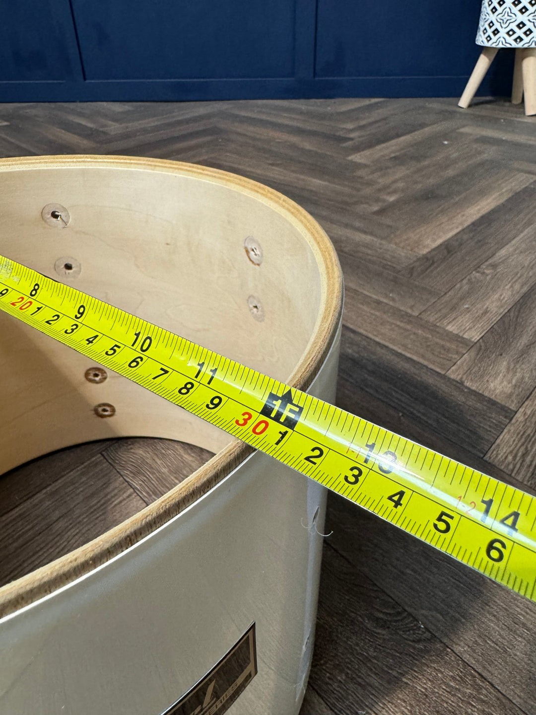 Pearl Export 12”x10” Rack Tom Drum Bare Wood Project / Upcycle #LX41