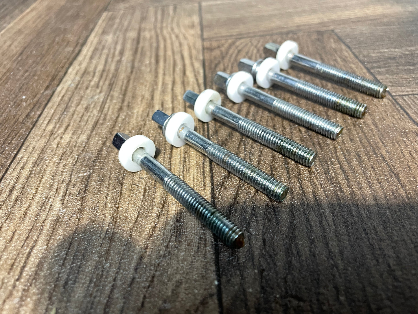 Drum Tension Rods 60mm Screws Tom x6 #LG114