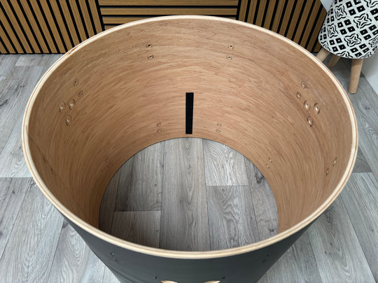 Pearl Export EXX Bass Drum Shell 22”x18” Bare Wood Project / Upcycle #OL75