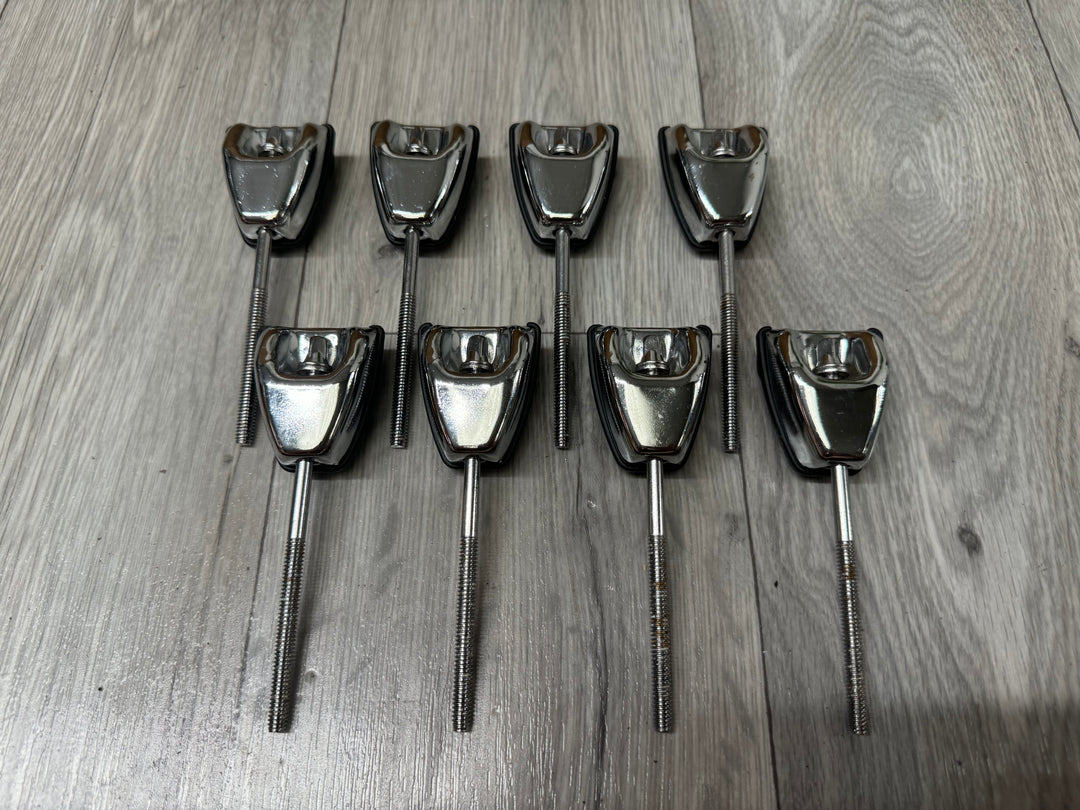 Pearl Bass Drum Tension Rods & Claws Drum Hardware x8 #OL77