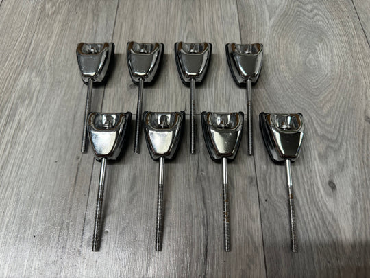Pearl Bass Drum Tension Rods & Claws Drum Hardware x8 #OL77
