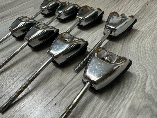 Pearl Bass Drum Tension Rods & Claws Drum Hardware x8 #OL77