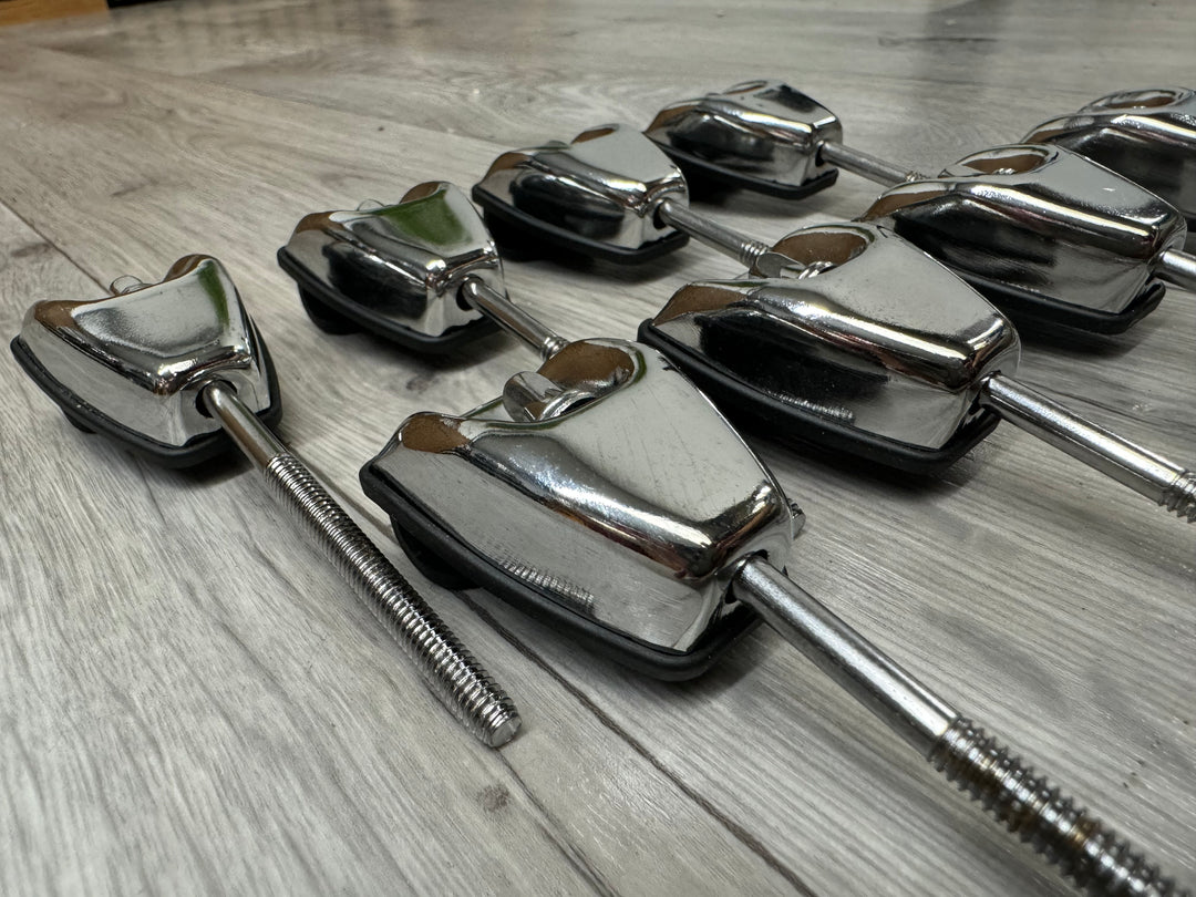 Pearl Bass Drum Tension Rods & Claws Drum Hardware x8 #OL77