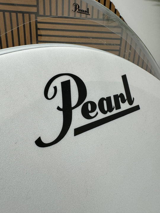 Pearl by Remo Bass 22" Drum Heads (Pair) / White & Clear #OL86