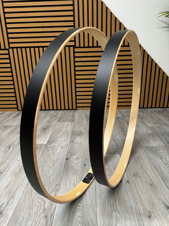 Pearl Export Bass Drum 22” Wooden Hoops Rims Hardware #OL87