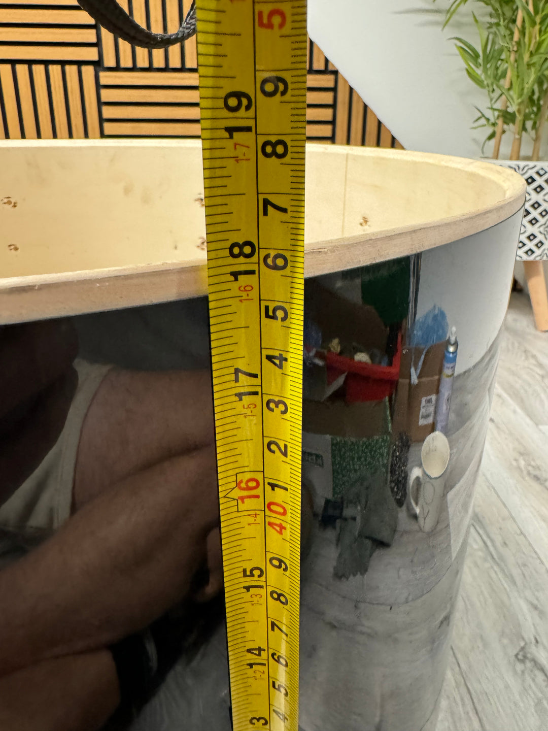 Pearl Export EX Bass Drum Shell 22”x18” Bare Wood Project / Upcycle #OL93