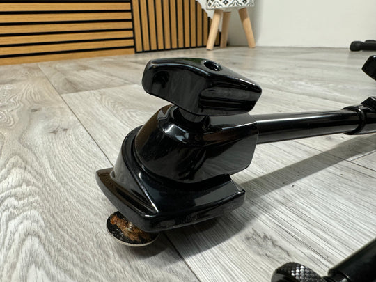 Pearl Black Bass Drum Spurs Legs Hardware Mounts (Pair) #OL97