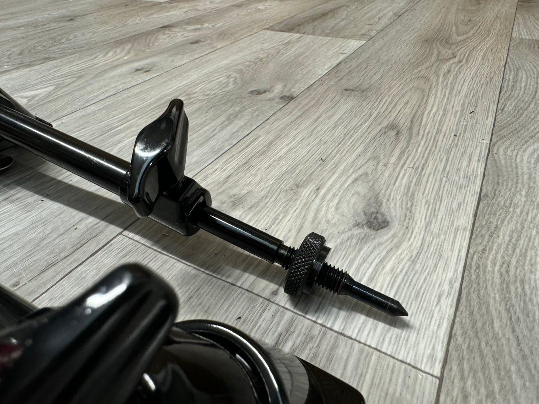 Pearl Black Bass Drum Spurs Legs Hardware Mounts (Pair) #OL97