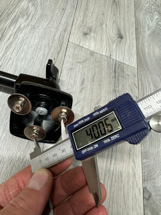 Pearl Black Bass Drum Spurs Legs Hardware Mounts (Pair) #OL97