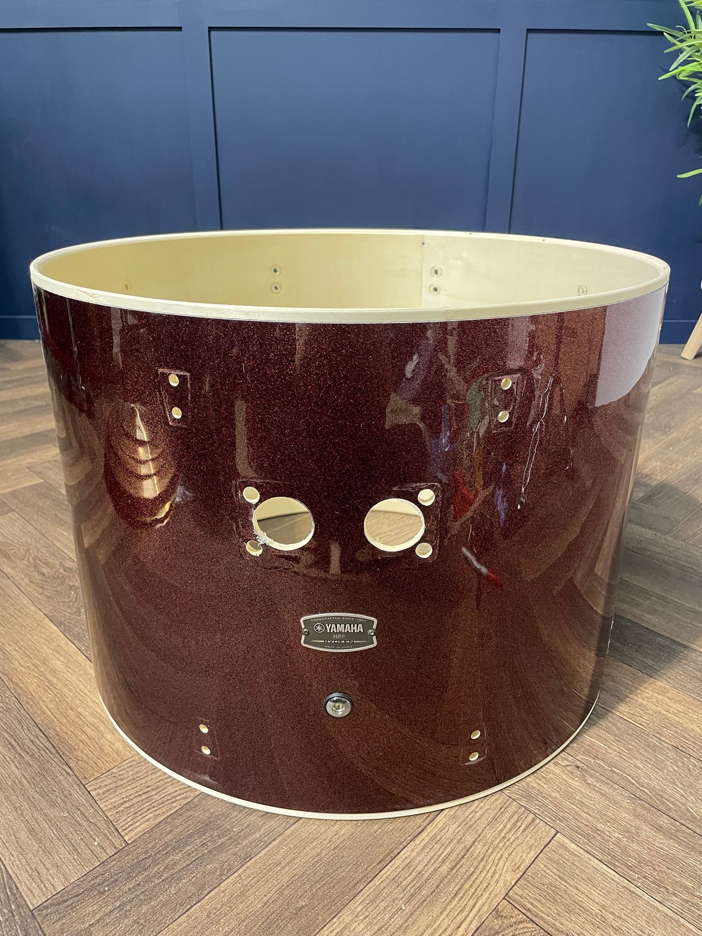 Yamaha Rydeen Bass Drum Shell 22”x16” Bare Wood Project #MH5