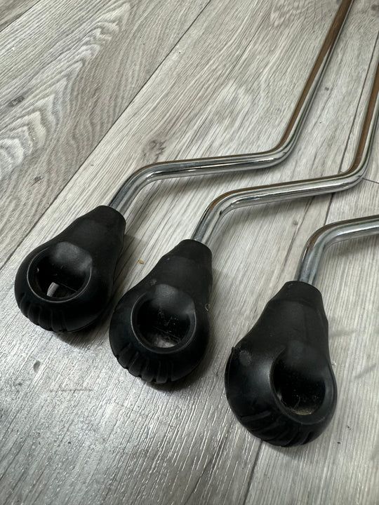 Pearl Vision Floor Tom Drum Leg Stands Spares / Hardware x3 #OM78