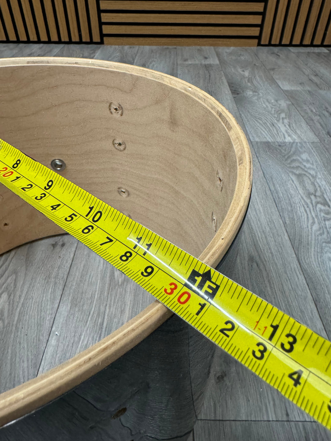 Pearl Vision Birch 12”x9” Tom Drum Shell Bare Wood #OM81