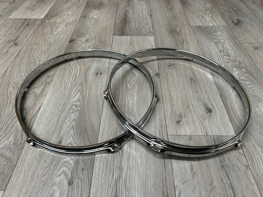 Pearl Vision Tom Drum 12” 6-Lug Hoops Rims Hardware Tension #OM84