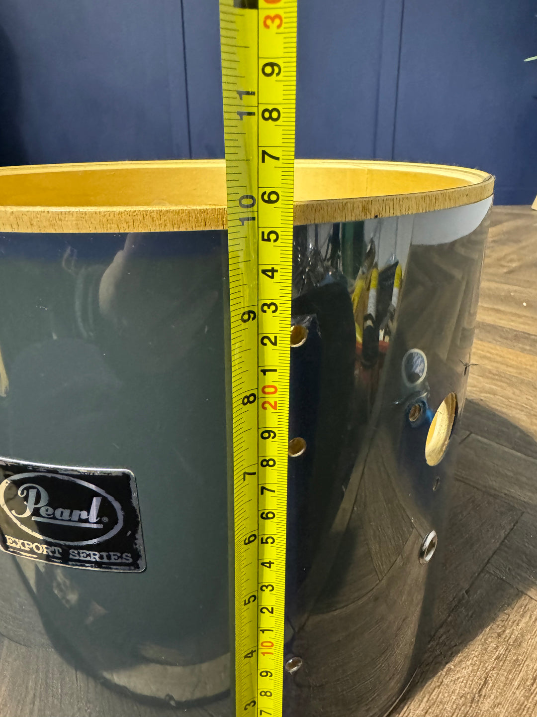 Pearl Export 12”x10” Rack Tom Drum Bare Wood Project / Upcycle #LA60