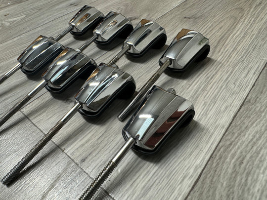 Pearl Vision Bass Drum Tension Rods And Claws / Drum Hardware x8 #OM98