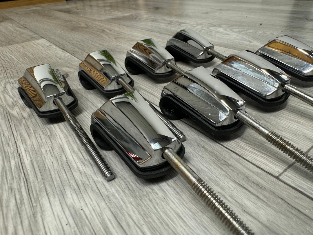 Pearl Vision Bass Drum Tension Rods And Claws / Drum Hardware x8 #OM98