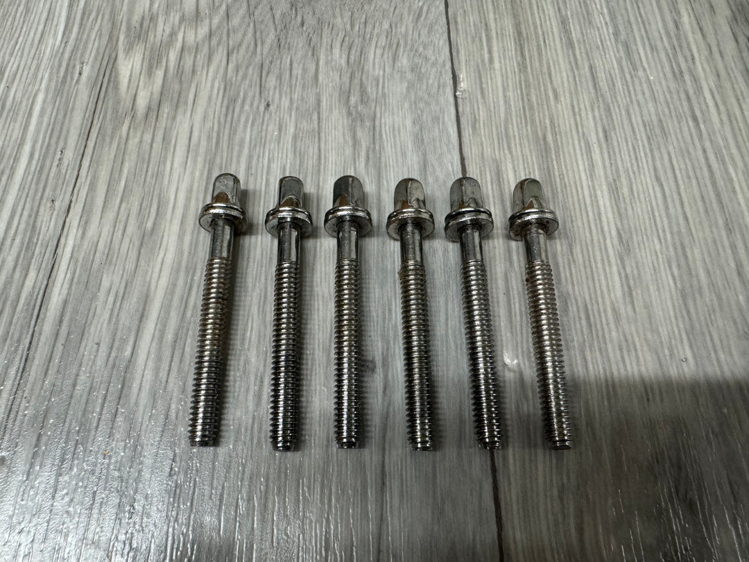 Pearl Drum Tension Rods 57mm Screws Tom Spares x6 #OM110