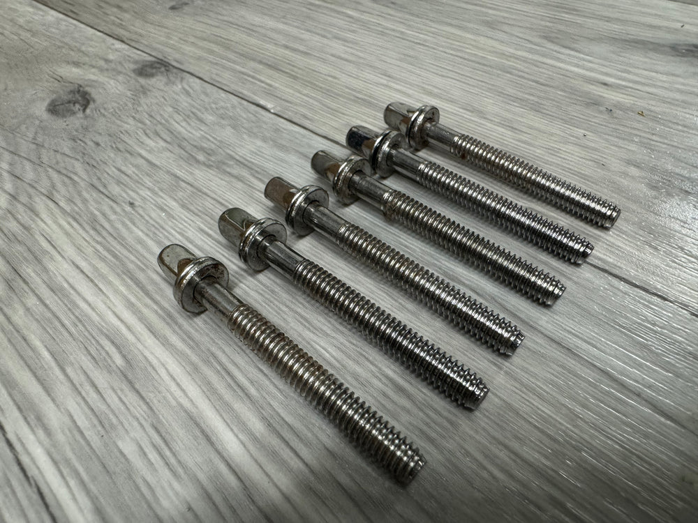Pearl Drum Tension Rods 57mm Screws Tom Spares x6 #OM110