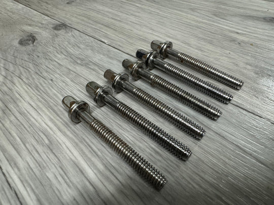 Pearl Drum Tension Rods 57mm Screws Tom Spares x6 #OM110