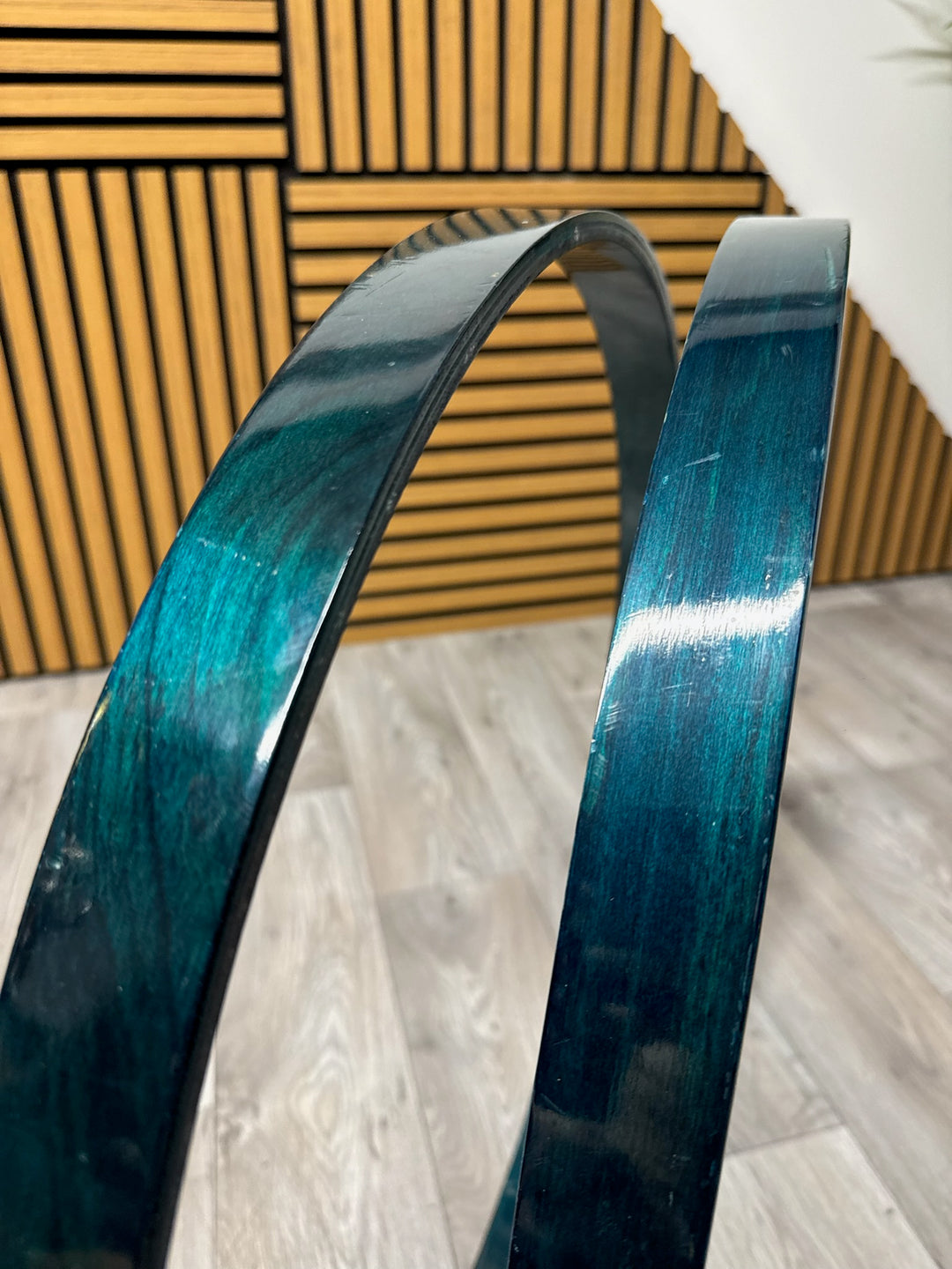 Pearl Export Bass Drum 22” Wooden Hoops Rims Hardware #OQ80