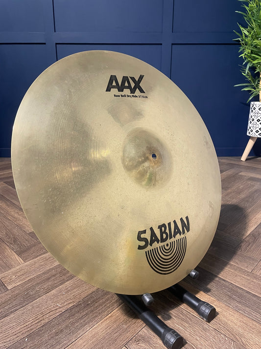 Sabian AAX Raw Bell Dry Ride Cymbal 21”/53cm Cymbal #LL4