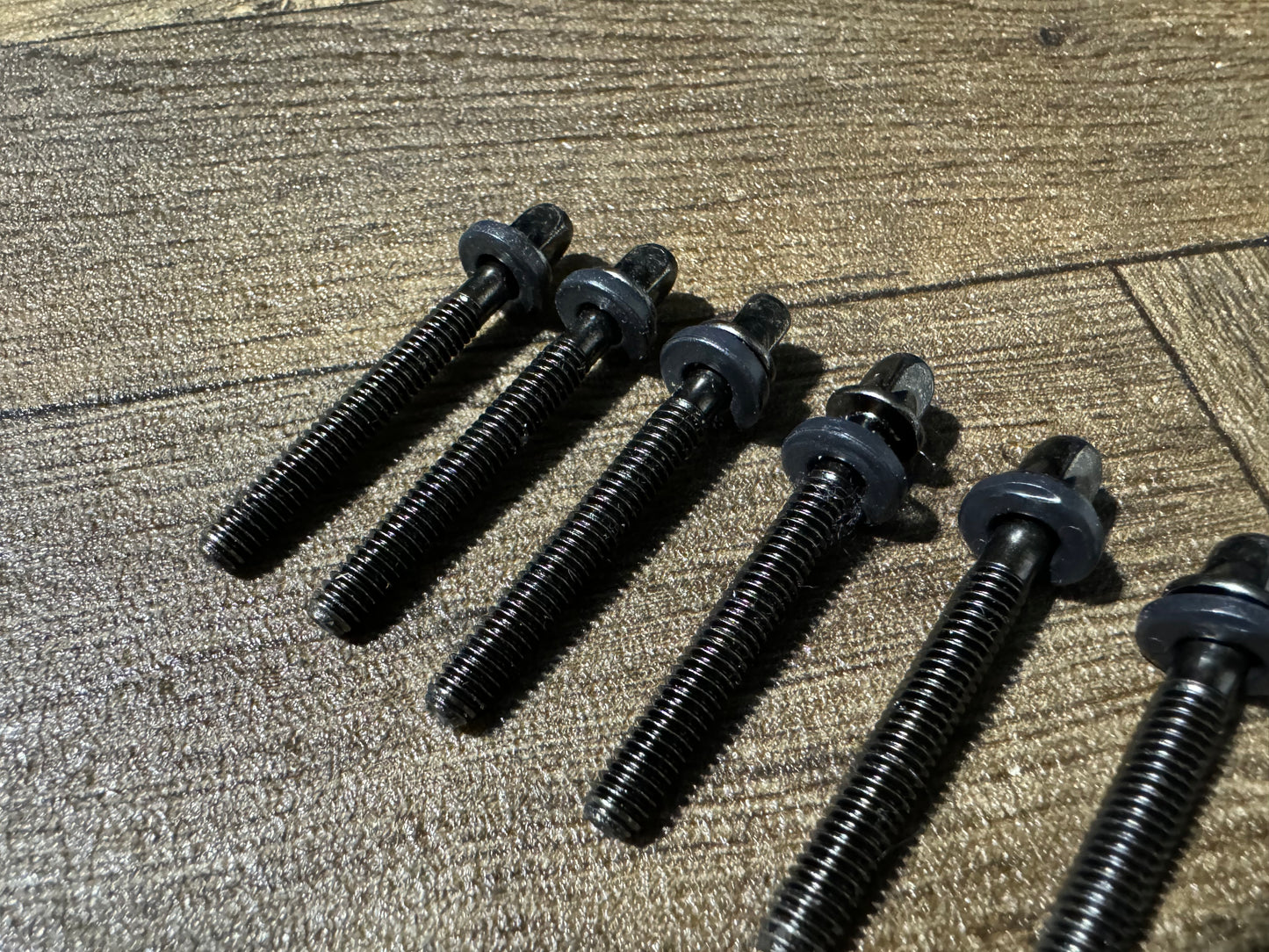 Mapex Black Drum Tension Rods 54mm Screws Tom Spares x8 #MR15
