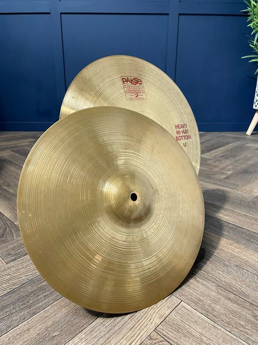 Paiste 2002 Hi Hats 14”/35cm Cymbals / Red Label (Pair) #LL61