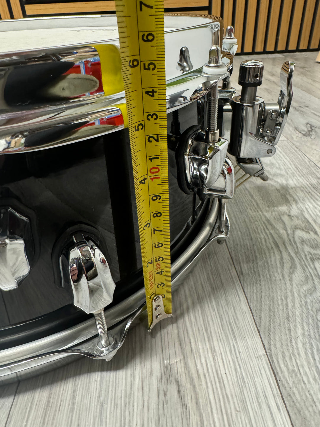 Mapex Black Panther 'Nucleus' 14” x 5.5” Snare Drum / Gloss Black #OP9