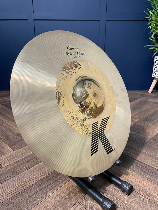 Zildjian K Custom Hybrid Crash Cymbal 18”/45cm / Drum Accessory #LM10