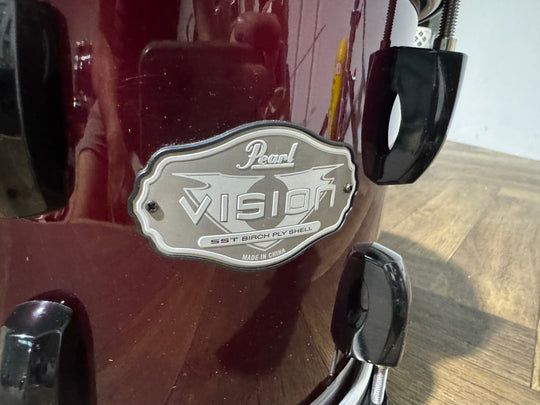 Pearl Vision Birch 10” x 8” Rack Tom Drum / Red #OB60