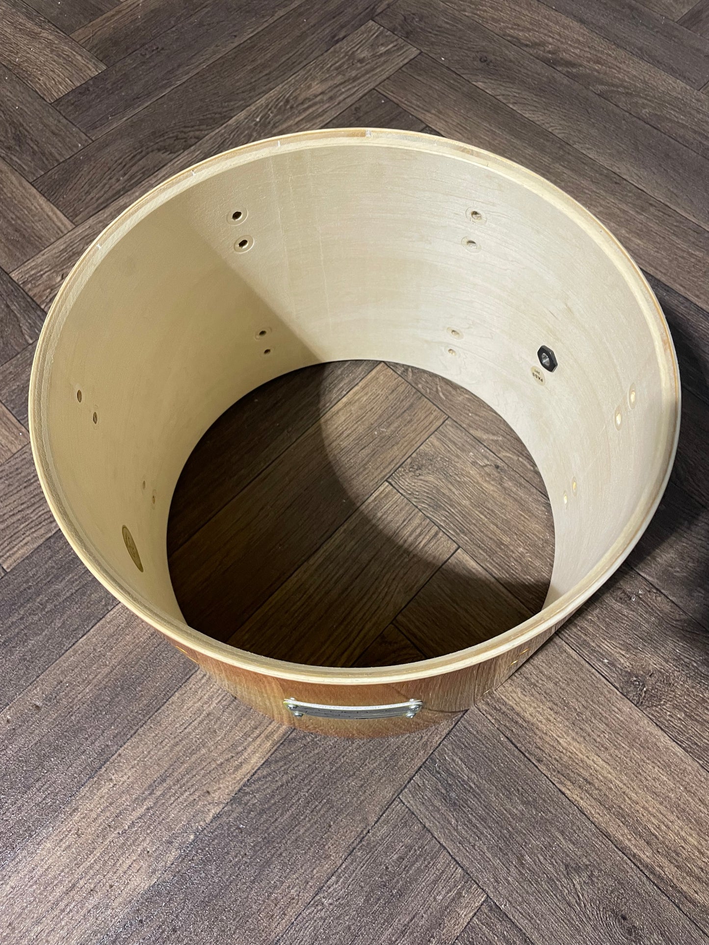 Odery Fluence Rack Tom Drum Shell 12”x9” Bare Wood Project #NA63