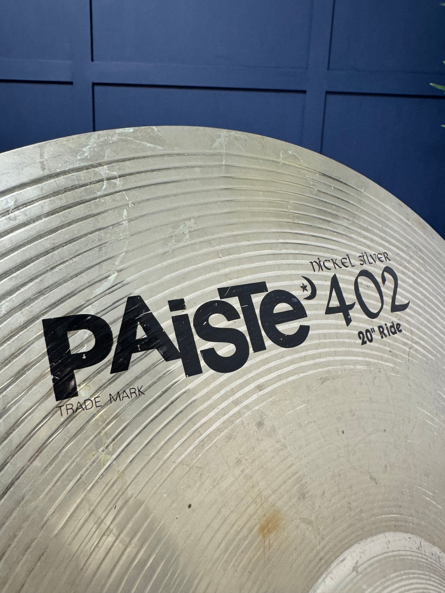 Paiste 402 Ride 20"/51cm Cymbal / Nickel Silver #NM10
