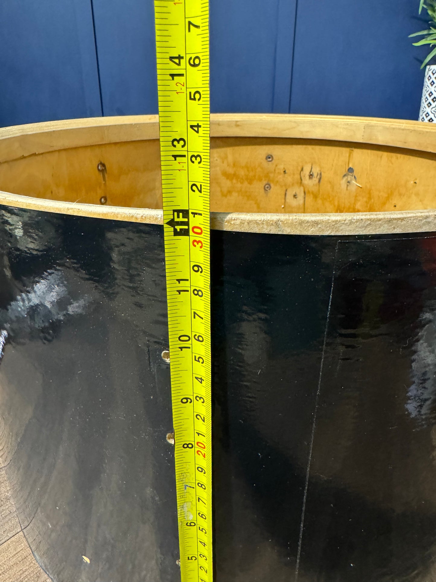 Vintage Premier Bass Drum Shell 20”x12” Bare Wood Project #NM14
