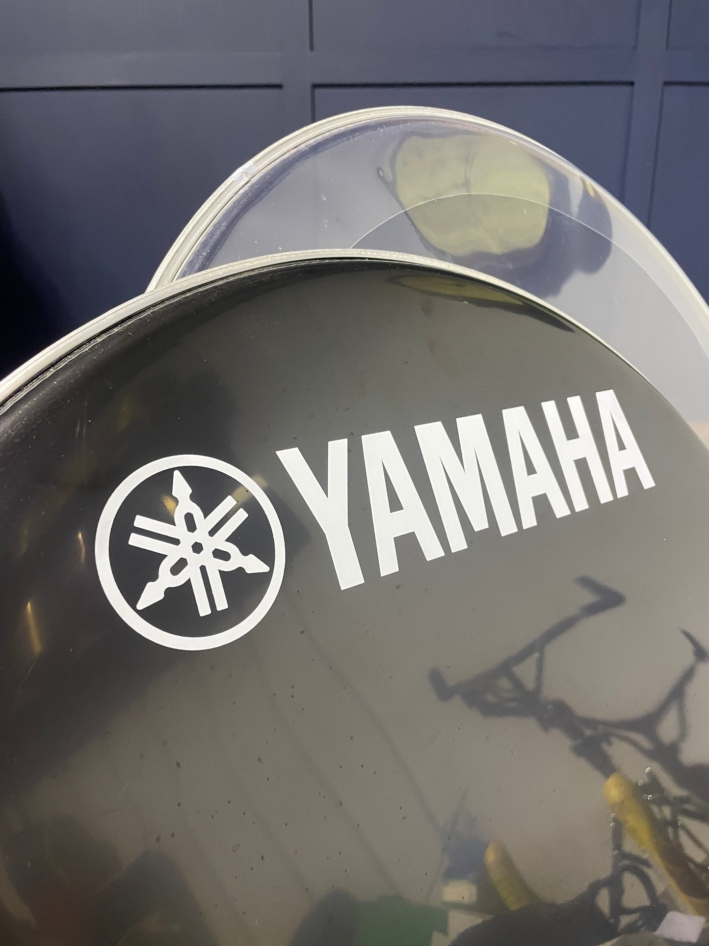 Yamaha Bass 20" Drum Heads (Pair) / Black & Clear #NB81