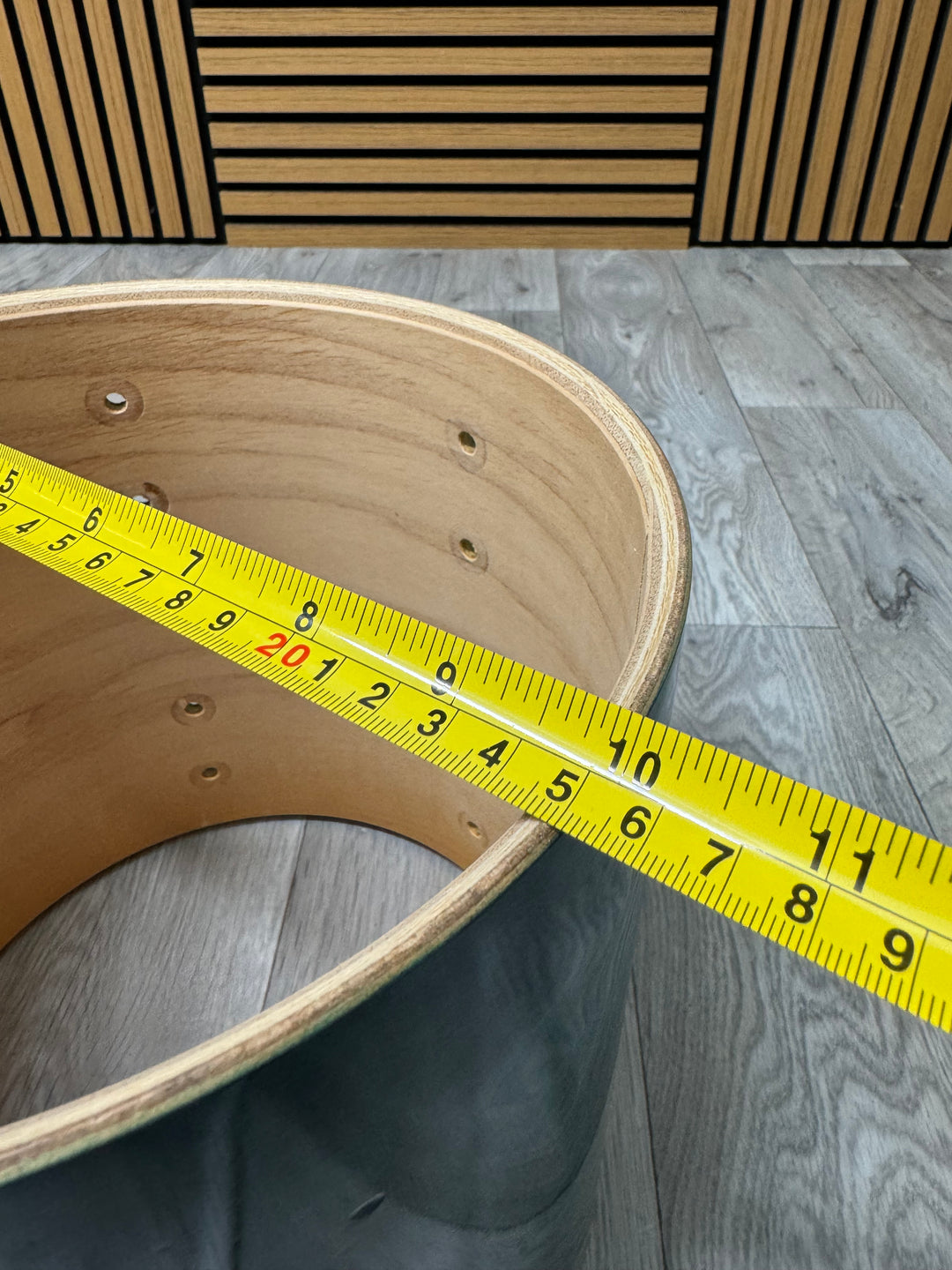 Pearl Export Tom Drum Shell 10”x10” Bare Wood Project #OQ112