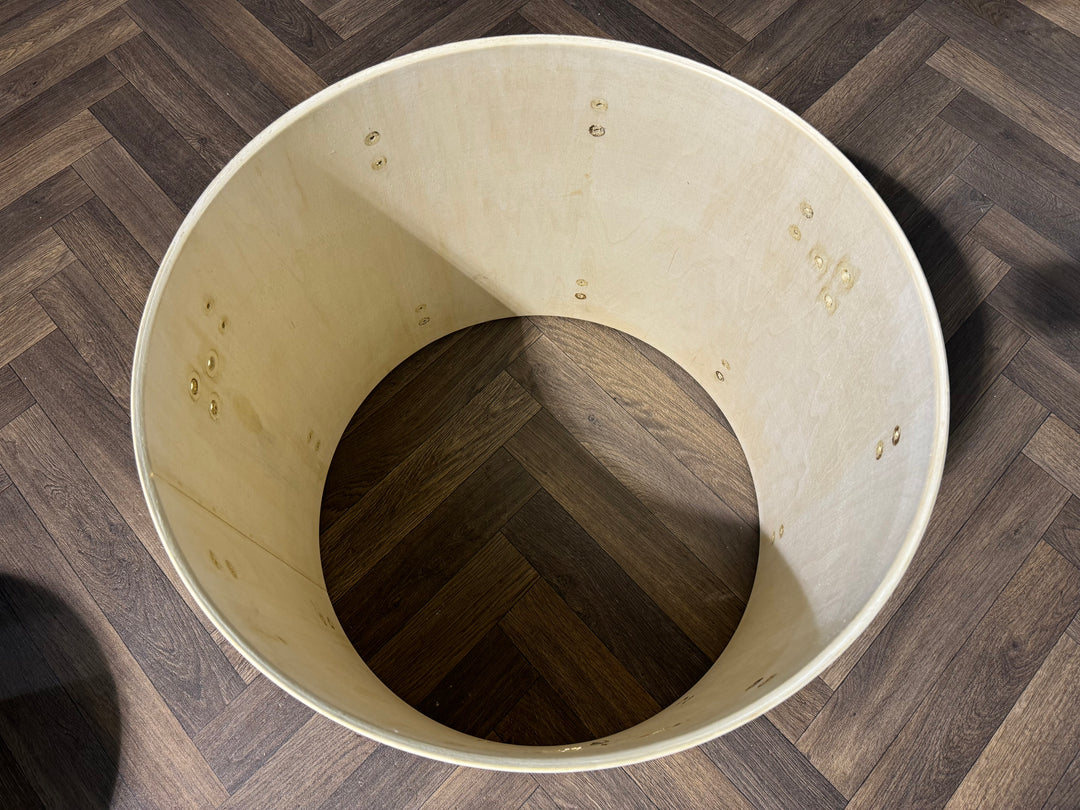 Pearl Forum Bass Drum Shell 22”x16” Bare Wood Project / Upcycle #MU21