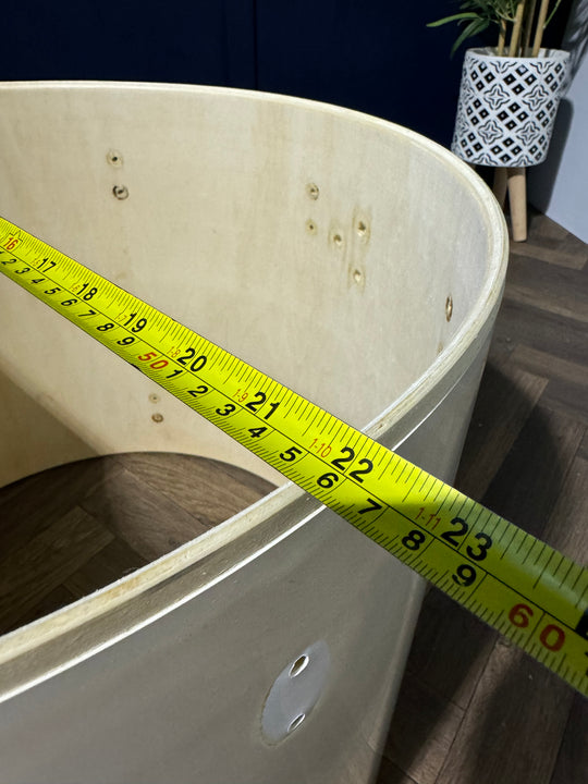 Pearl Forum Bass Drum Shell 22”x16” Bare Wood Project / Upcycle #MU21