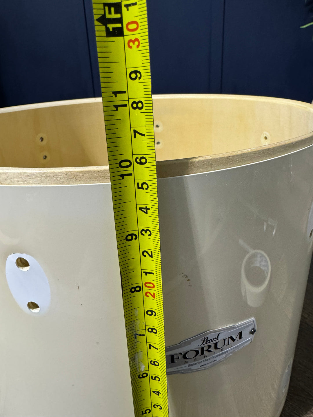 Pearl Forum 13”x10” Rack Tom Drum Bare Wood Project / Upcycle #MU23