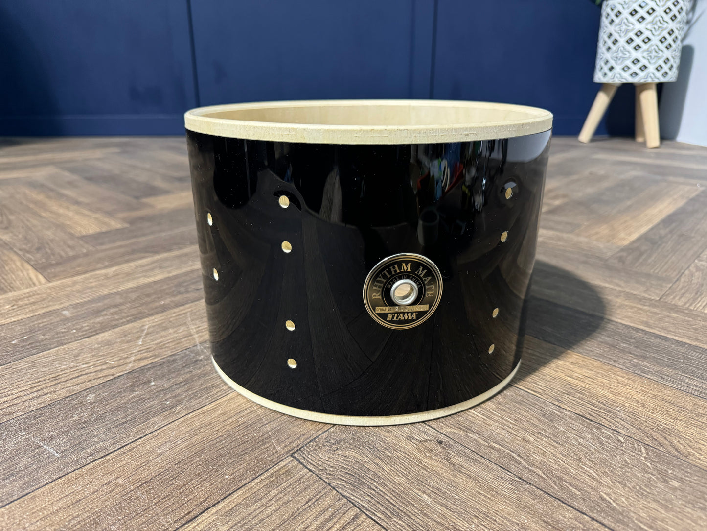 TAMA Rhythm Mate 10”x7” Tom Drum Bare Wood Project / Upcycle #NO24