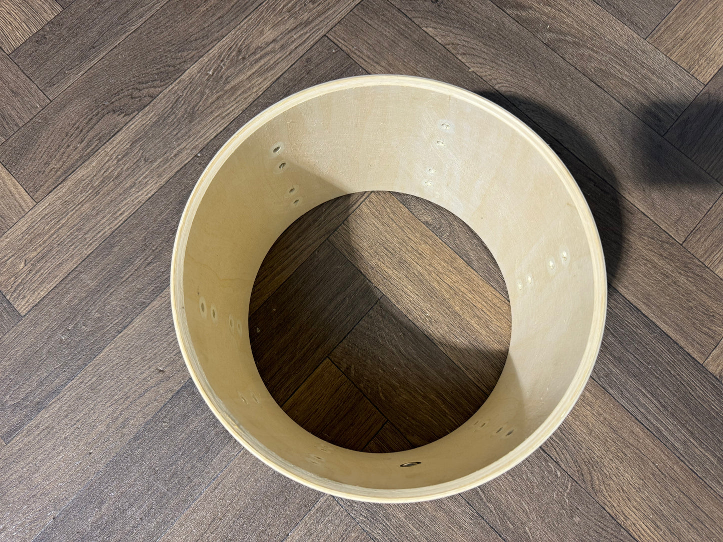 TAMA Rhythm Mate 10”x7” Tom Drum Bare Wood Project / Upcycle #NO24